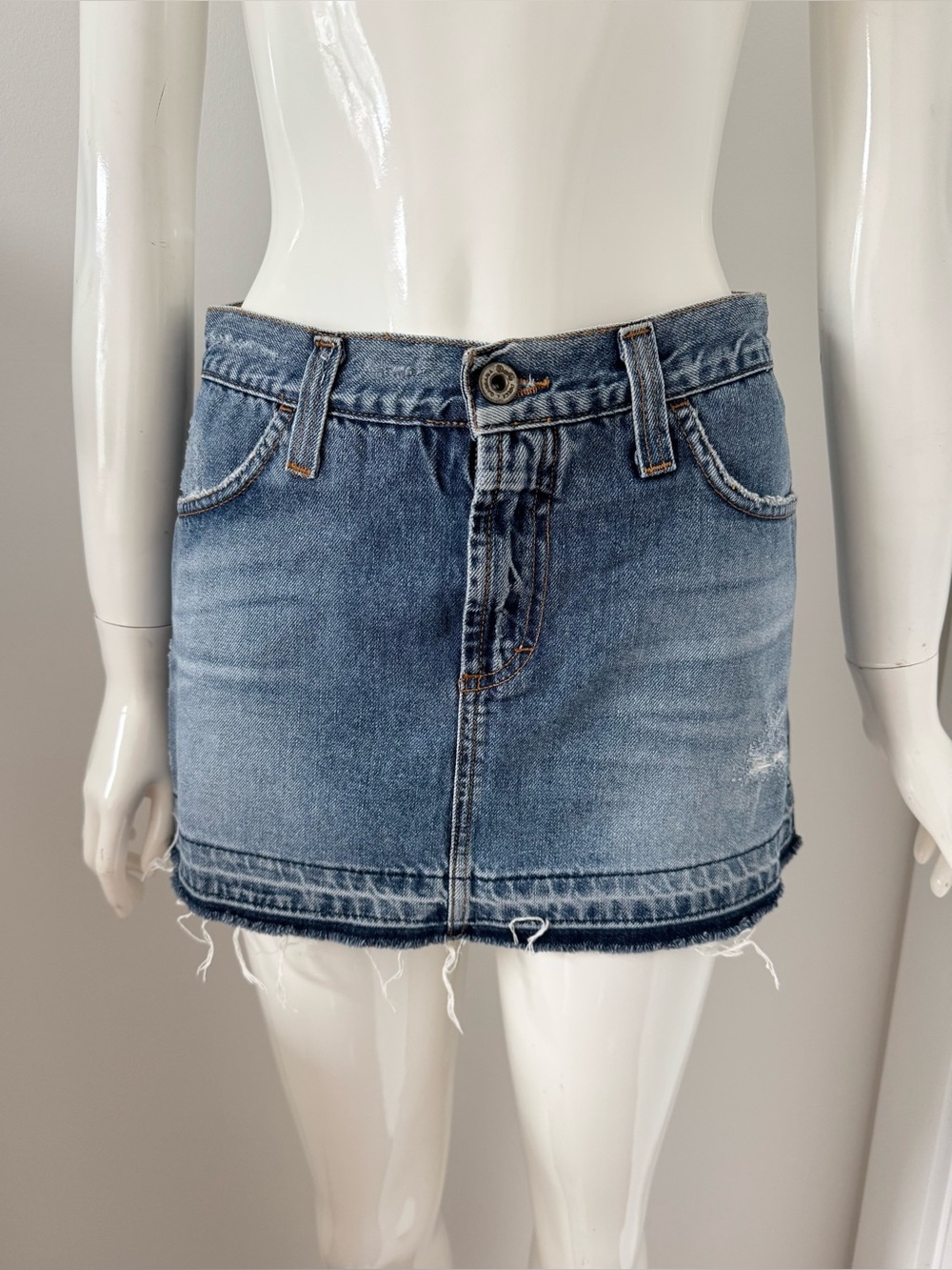 Vintage D&G dolce&gabbana denim mini skirt